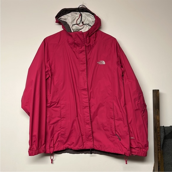 The North Face Stinson Bright Pink Rain Jacket - Picture 1 of 9